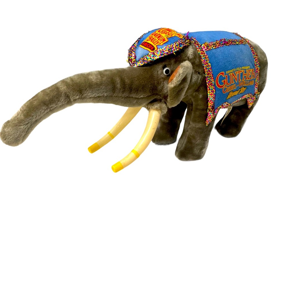 Vintage Ringling Bros Barnum Bailey Circus Gunther Farewell Tour Elephant Plush